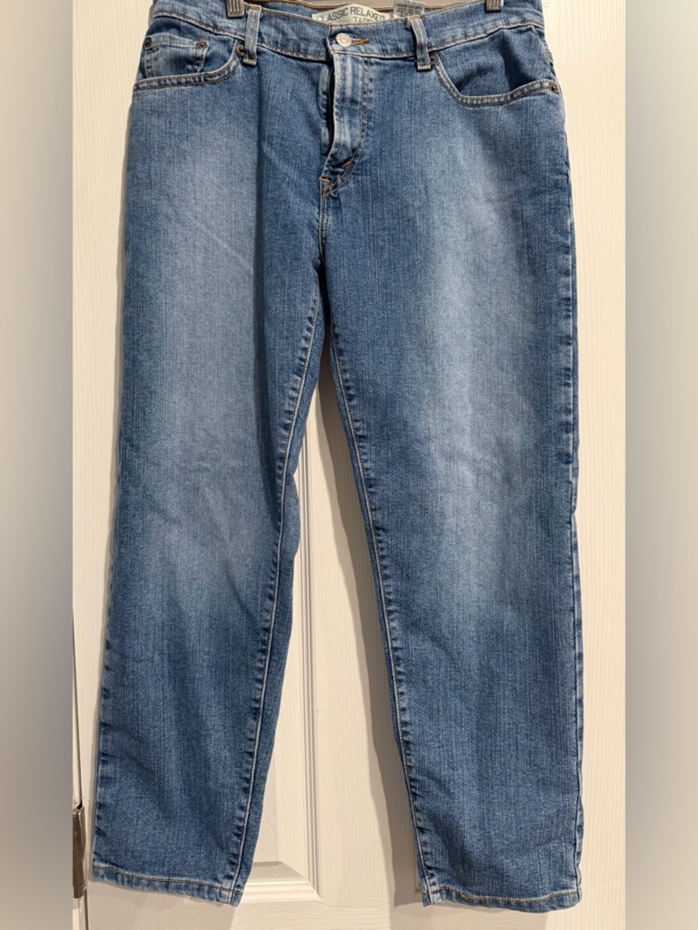 Levi's Straight Light Blue Women’s Jeans Relaxed Tapered